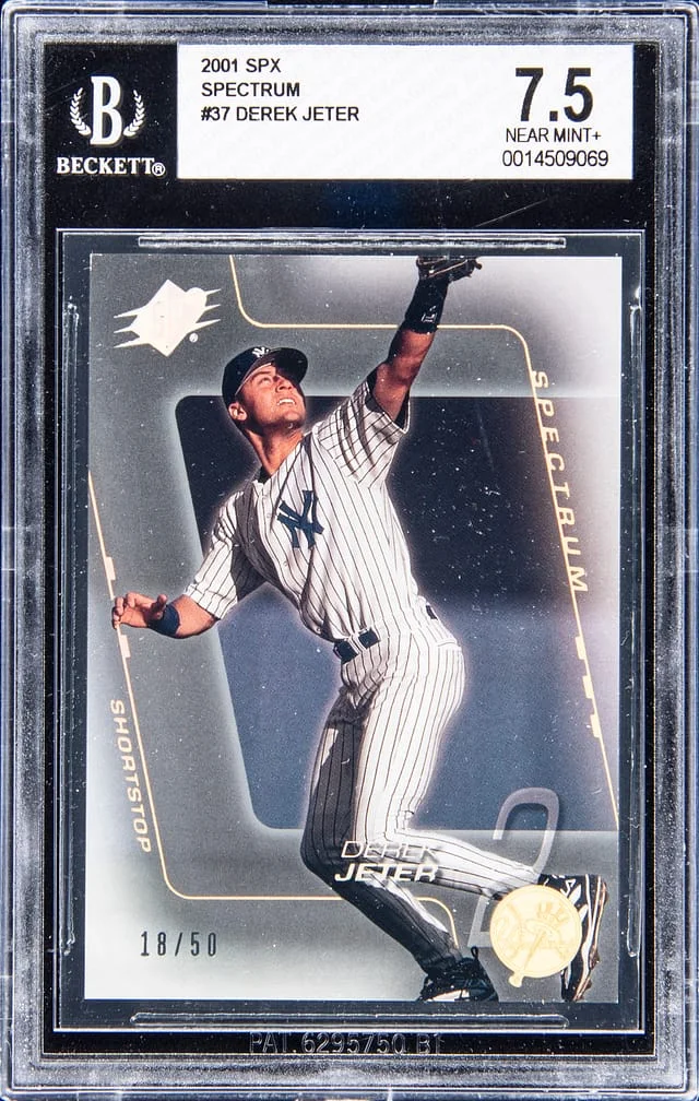 2001 Upper Deck SPx Derek Jeter Spectrum #37 card image