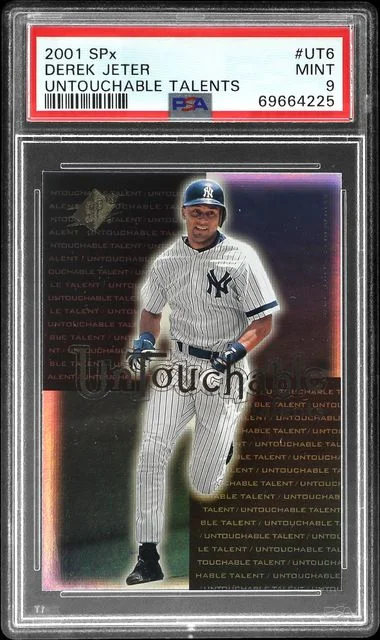 2001 Upper Deck SPx Derek Jeter Untouchable Talents #UT6 card image