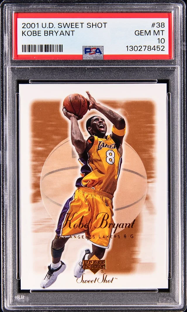2001 Upper Deck Sweet Shot Kobe Bryant #38 card image