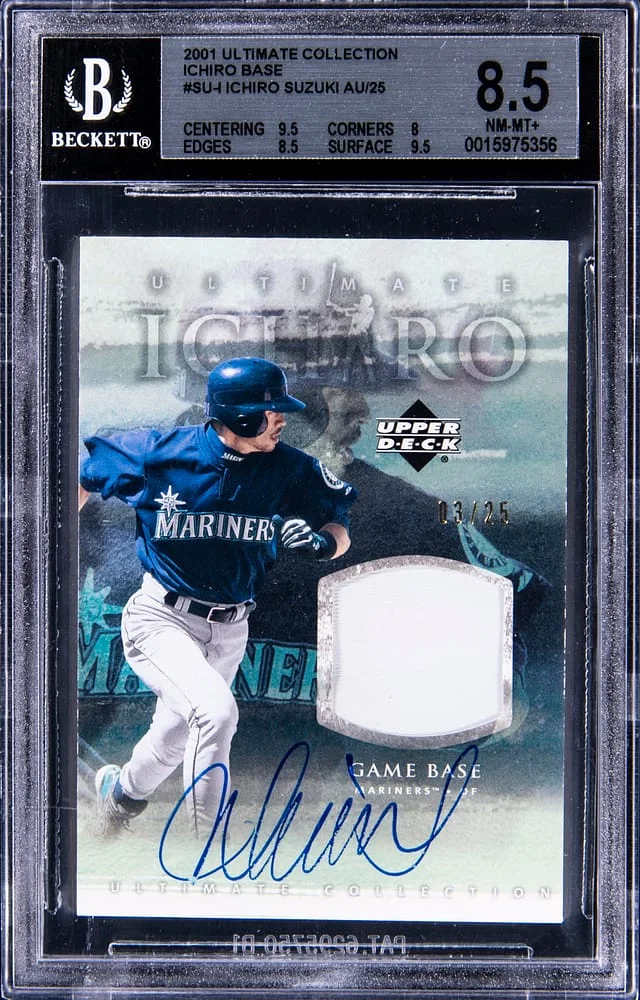2001 Upper Deck Ultimate Collection Ichiro Suzuki Ichiro Base #SUB-I card image