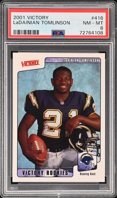 2001 Upper Deck Victory LaDainian Tomlinson #416 card image