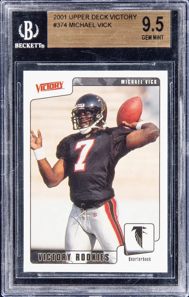 2001 Upper Deck Victory Michael Vick #374 card image