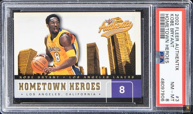 2002-03 Fleer Authentix Kobe Bryant Hometown Heroes #3 card image