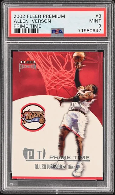 2002-03 Fleer Premium Allen Iverson Prime Time #3 card image