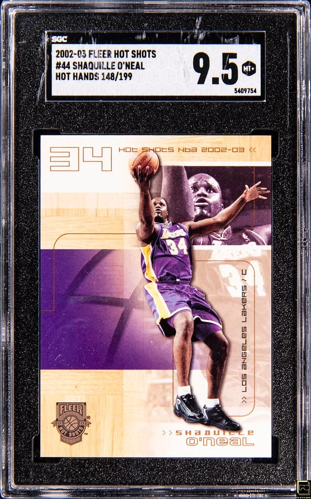 2002-03 Fleer Shaquille O'Neal Hot Shots Hot Hands #44 card image