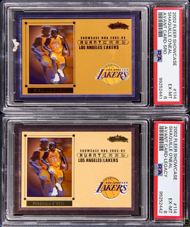 2002-03 Fleer Showcase Shaquille O'Neal Avant Card #114 card image