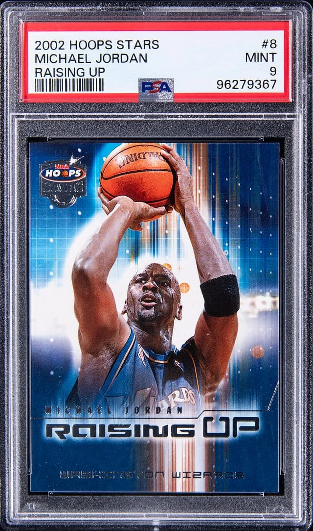 2002-03 Hoops Michael Jordan Stars Raising Up #8 card image