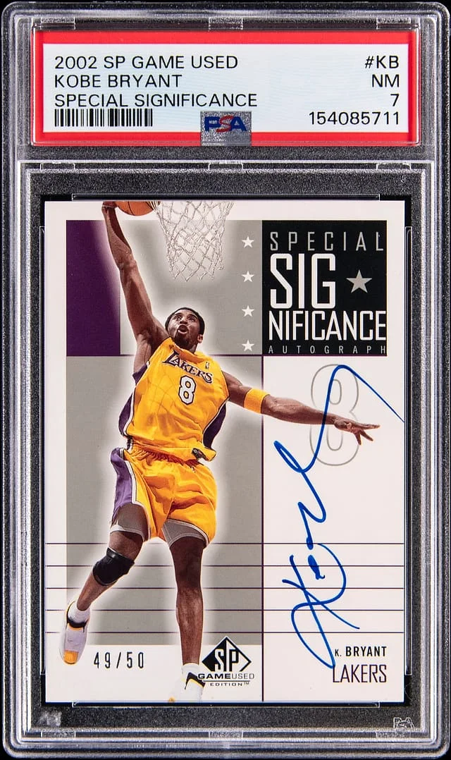 2002-03 SP Game Used Kobe Bryant Special SIGnificance #KB card image