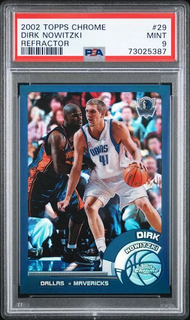 2002-03 Topps Chrome Dirk Nowitzki Refractor #29 card image