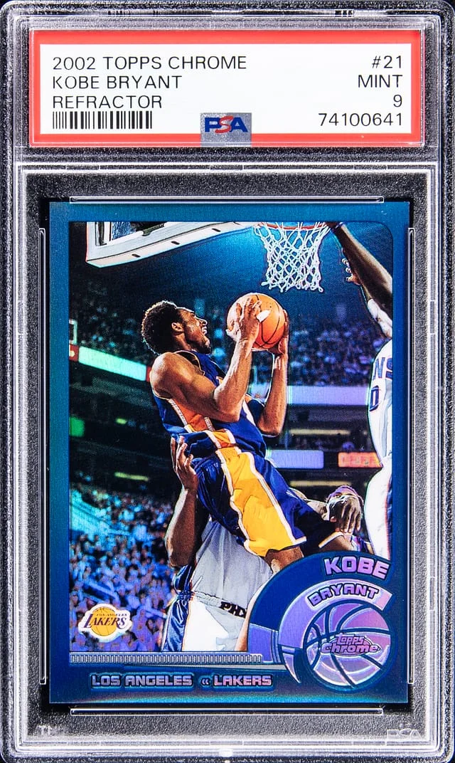 2002-03 Topps Chrome Kobe Bryant Refractor #21 card image