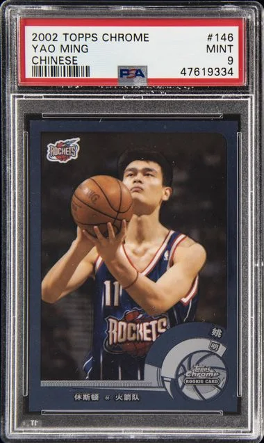 2002-03 Topps Chrome Yao Ming Chinese #146 card image
