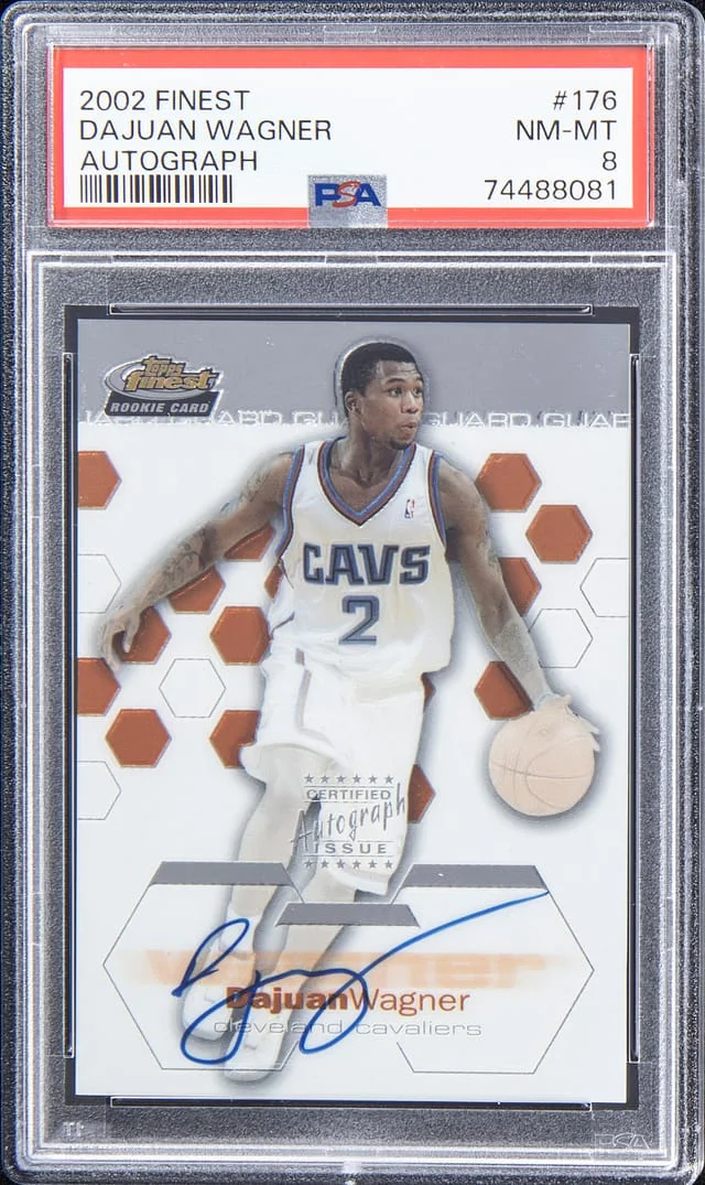 2002-03 Topps Finest Dajuan Wagner Autograph #176 card image