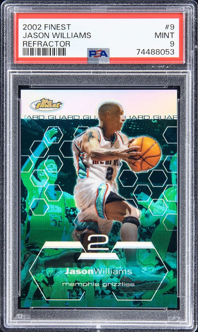 2002-03 Topps Finest Jason Williams Refractor #9 card image