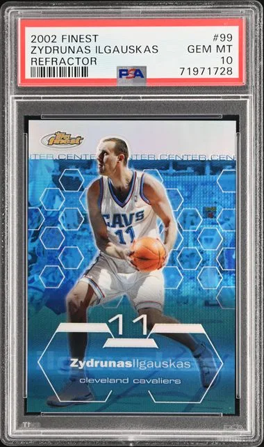 2002-03 Topps Finest Zydrunas Ilgauskas Refractor #99 card image