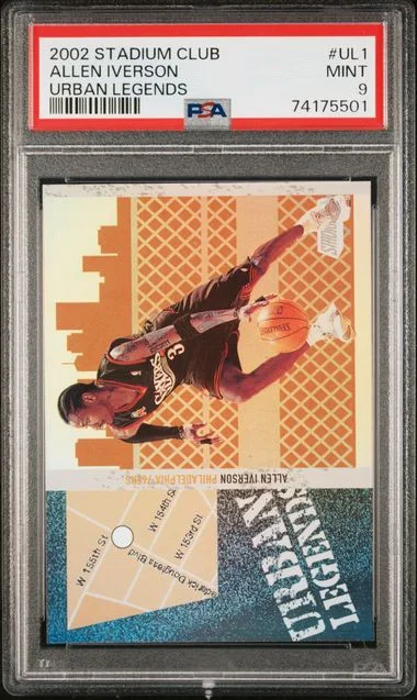 2002-03 Topps Stadium Club Allen Iverson Urban Legends #UL1 card image