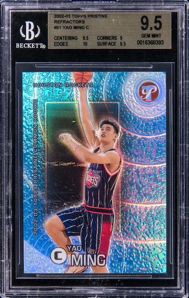 2002-03 Topps Yao Ming Pristine Refractors #51 card image