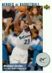 2002-03 UD Authentics Michael Jordan Heroes of Basketball #MJ10 card image