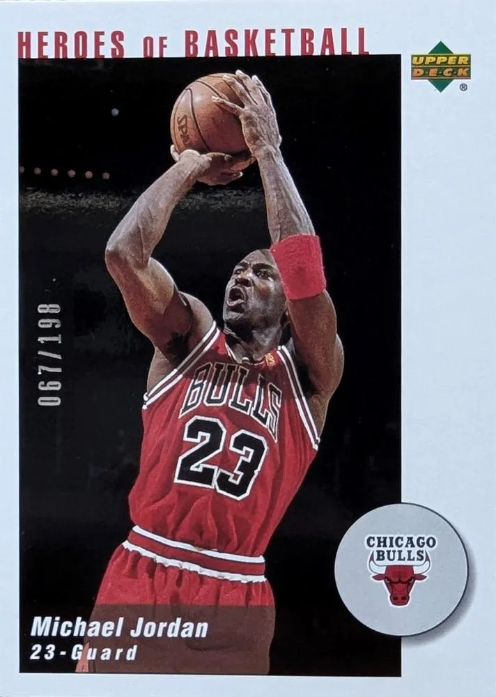 2002-03 UD Authentics Michael Jordan Heroes of Basketball #MJ2 card image