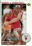 2002-03 UD Authentics Michael Jordan Heroes of Basketball #MJ6 card image