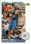 2002-03 UD Authentics Michael Jordan Heroes of Basketball #MJ8 card image
