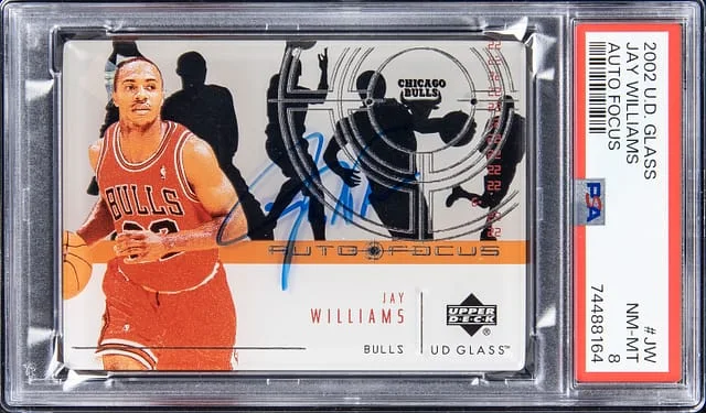 2002-03 U.D Glass Autofocus Jay Williams #JW card image