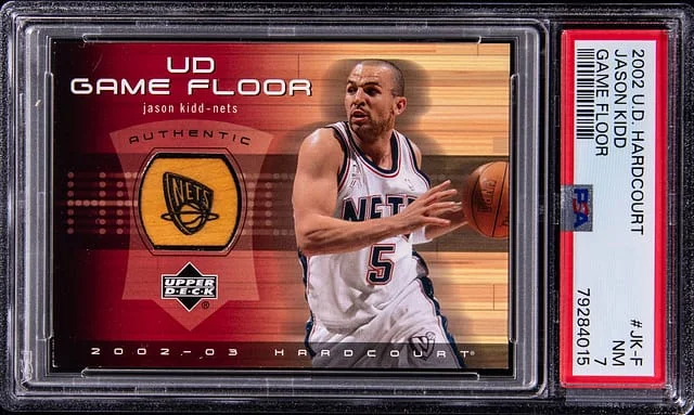 2002-03 UD Hardcourt Game Floor Jason Kidd #JK-F card image