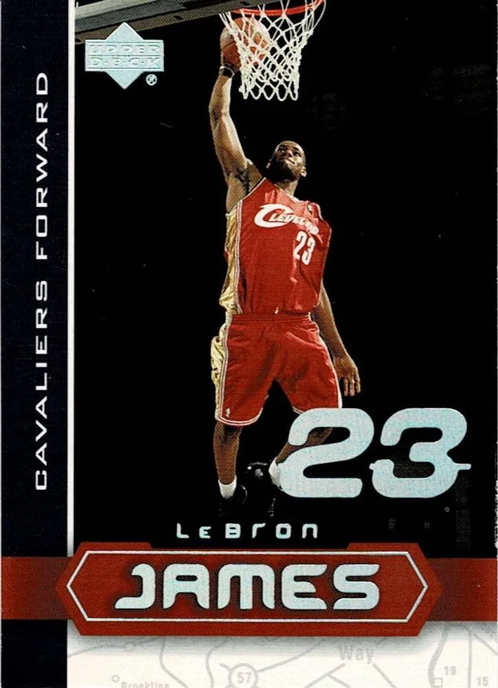 2002-03 UD SuperStars Lebron James #LBJ-2 card image