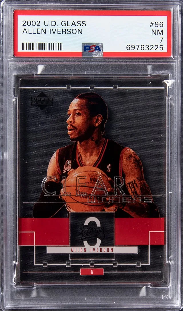 2002-03 Upper Deck Allen Iverson Glass #96 card image