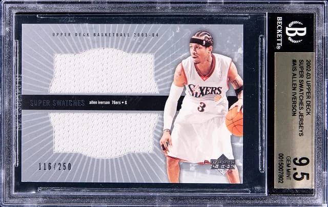2002-03 Upper Deck Allen Iverson Super Swatches Jersey #AI-SS card image