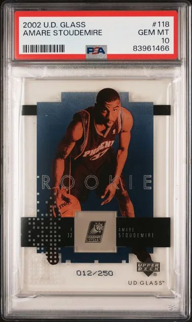2002-03 Upper Deck Amare Stoudemire Glass #118 card image