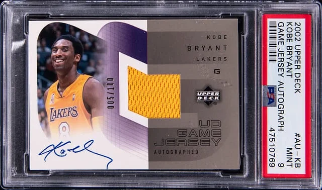2002-03 Upper Deck Game Jersey Kobe Bryant Autograph #AU-KB card image