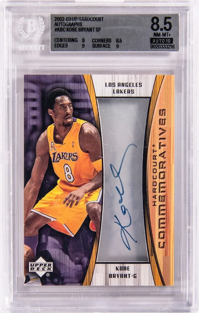 2002-03 Upper Deck Hardcourt Kobe Bryant Autographs SP #KB-C card image