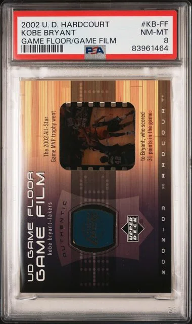 2002-03 Upper Deck Hardcourt Kobe Bryant Game Floor/Game Film #KB-FF card image