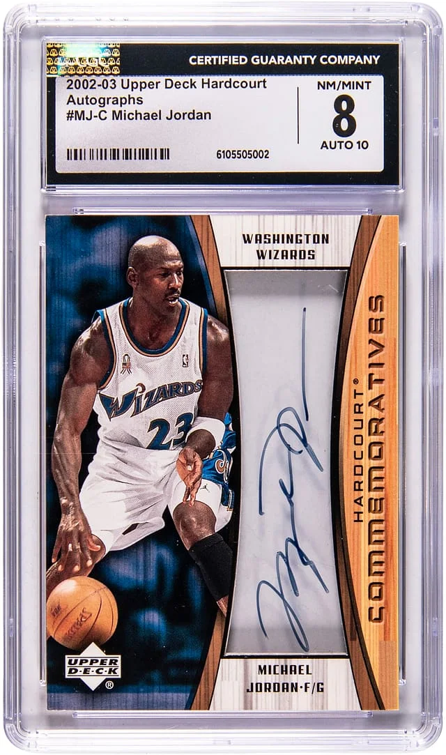 2002-03 Upper Deck Hardcourt Michael Jordan Autograph #MJ-C card image