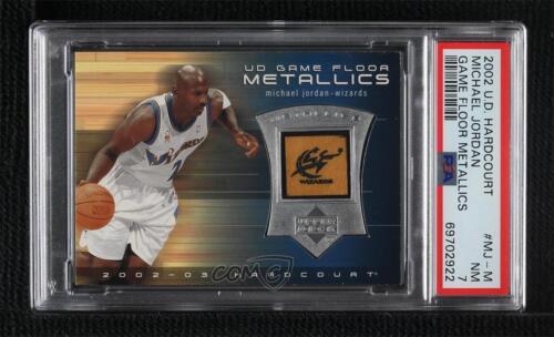 2002-03 Upper Deck Hardcourt Michael Jordan UD Game Floor Metallics #MJ-M card image