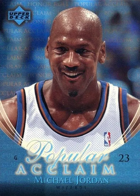 2002-03 Upper Deck Honor Roll Michael Jordan Popular Acclaim #PA1 card image