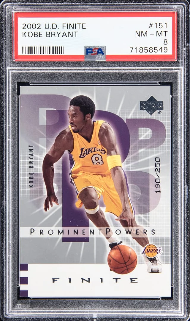 2002-03 Upper Deck Kobe Bryant Finite Prominent Powers #151 card image