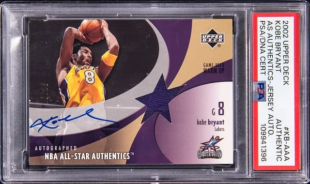 2002-03 Upper Deck Kobe Bryant All-Star Authentics Jersey Autograph #KB-AAA card image