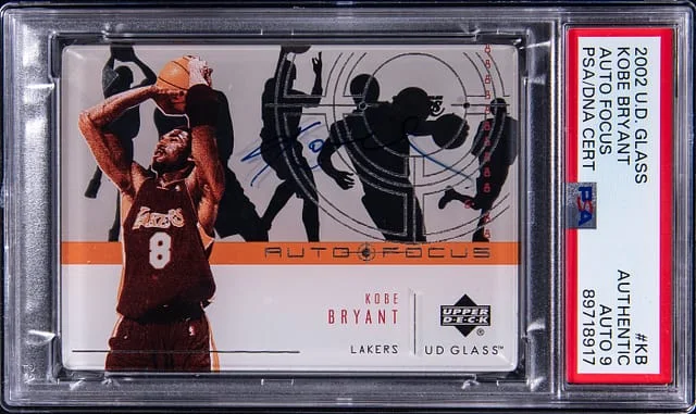 2002-03 Upper Deck Kobe Bryant Glass Auto Focus #KB card image