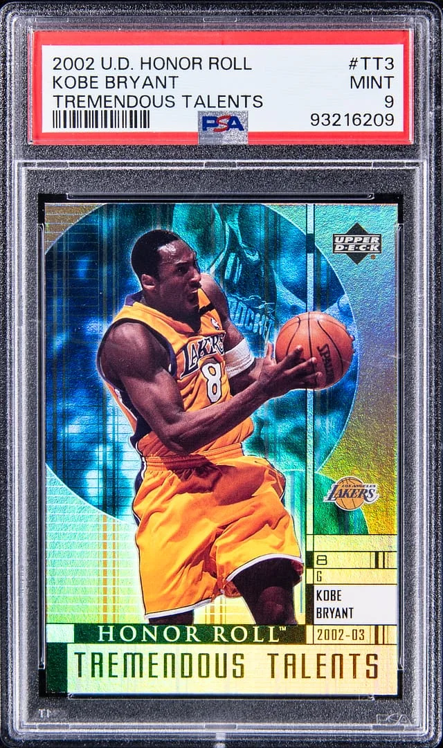 2002-03 Upper Deck Kobe Bryant Honor Roll Tremendous Talents #TT3 card image