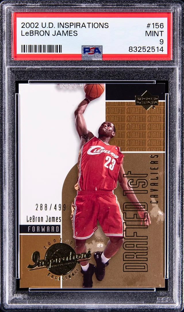 2002-03 Upper Deck LeBron James Inspirations #156 card image