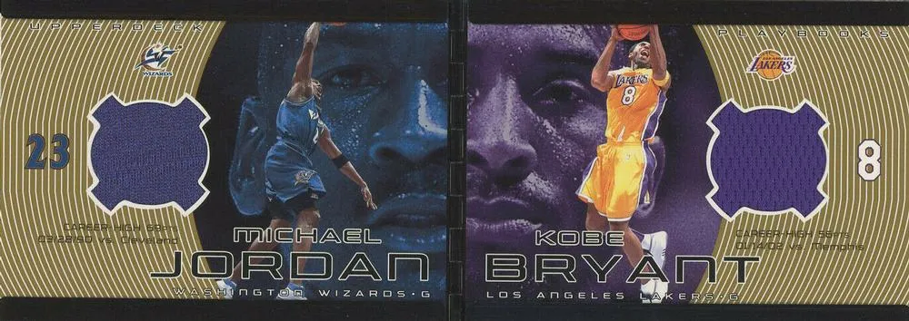 2002-03 Upper Deck Michael Jordan UD Playbooks Jersey Combos #MJ-KB-H card image
