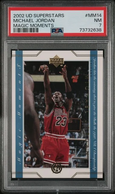 2002-03 Upper Deck Michael Jordan Superstars Magic Moments Magic Moments #MM14 card image