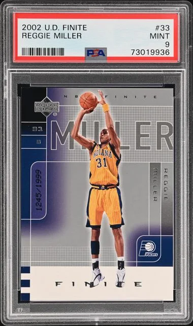 2002-03 Upper Deck Reggie Miller Finite #33 card image