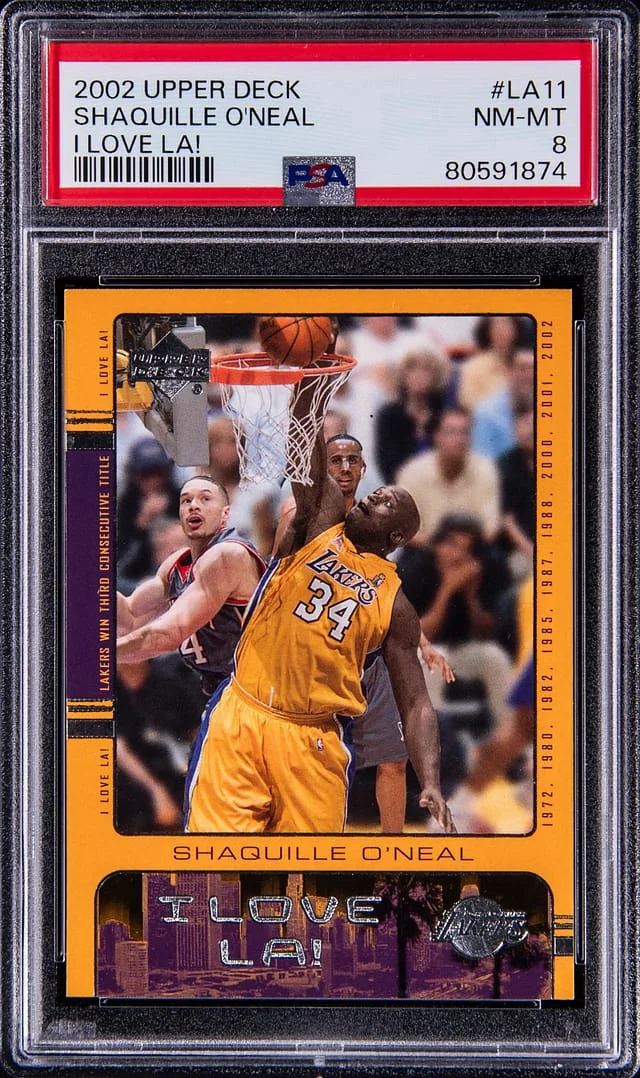 2002-03 Upper Deck Shaquille O'Neal I Love LA! #LA11 card image