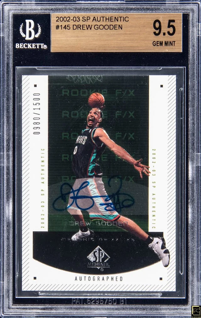 2002-03 Upper Deck SP Authentic Drew Gooden #145 card image
