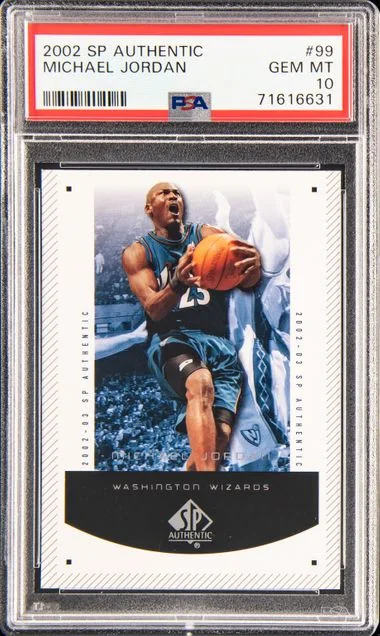 2002-03 Upper Deck SP Authentic Michael Jordan #99 card image