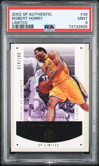 2002-03 Upper Deck SP Authentic Robert Horry Limited #39 card image