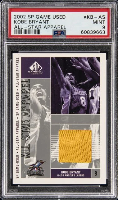2002-03 Upper Deck SP Game Used Kobe Bryant All-Star Apparel #KB-AS card image