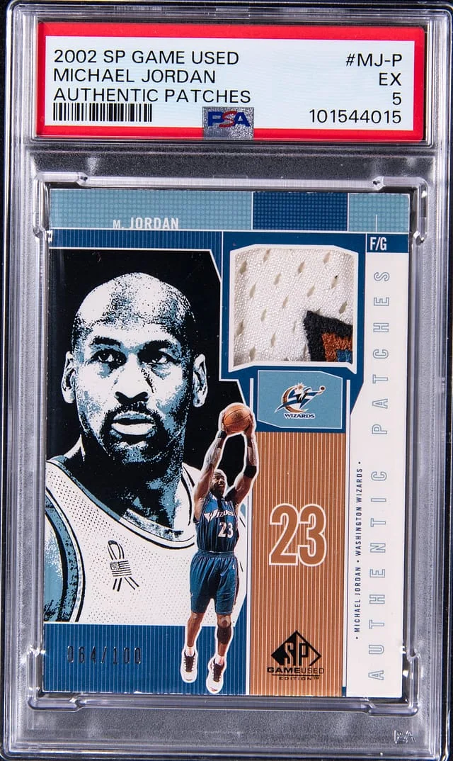 2002-03 Upper Deck SP Game Used Michael Jordan Game-Used Authentic Patches #MJ-P card image